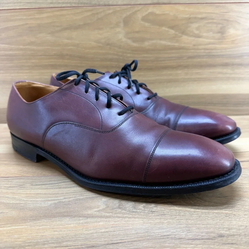 Churchs Custom Grade Consul Cap Toe Mens 10 D UK Brown Leather Oxford Formal